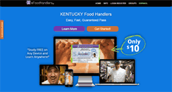 Desktop Screenshot of kyfoodhandlers.com